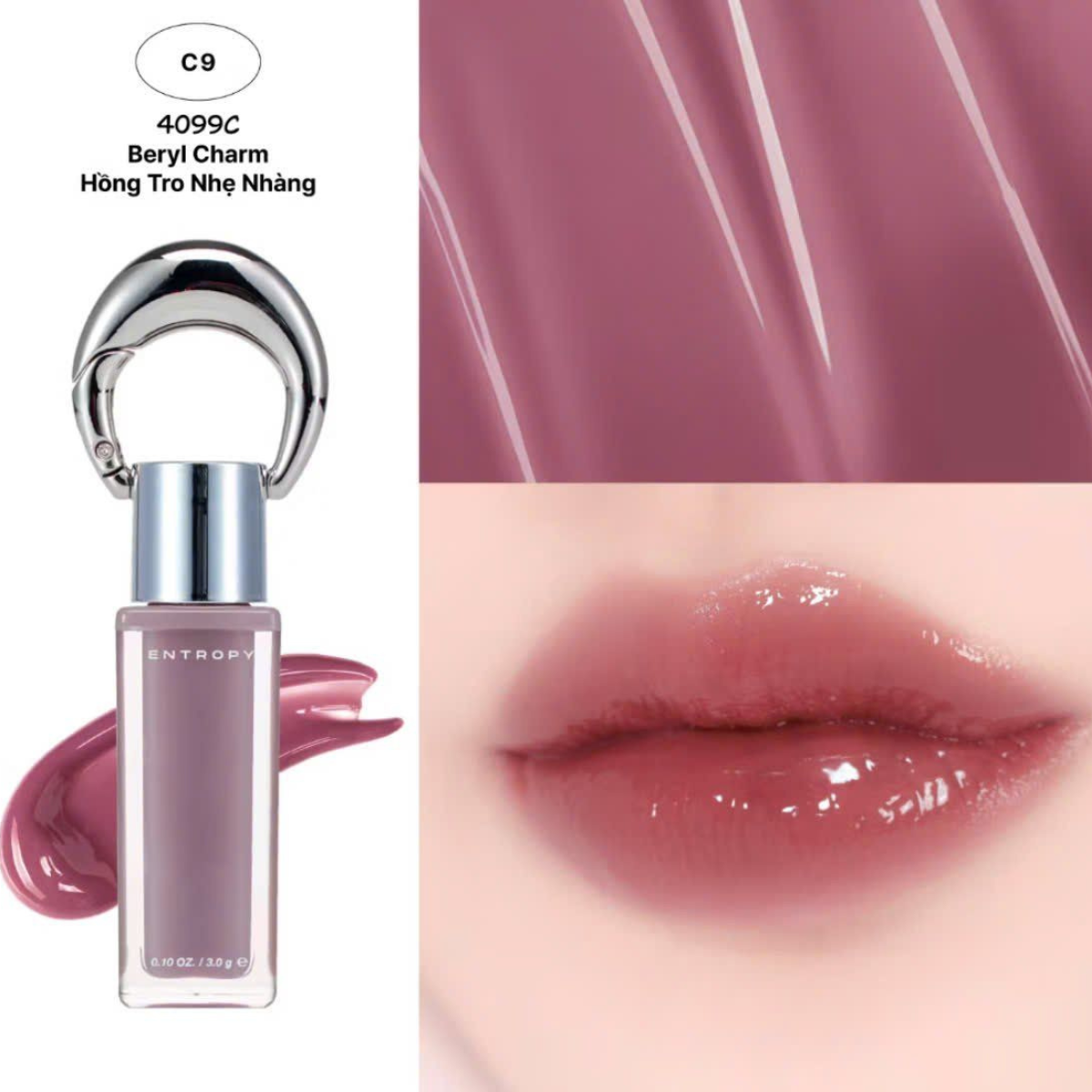 ENTROPY Charm Tint Glossy Gel [#9C Beryl Charm]	